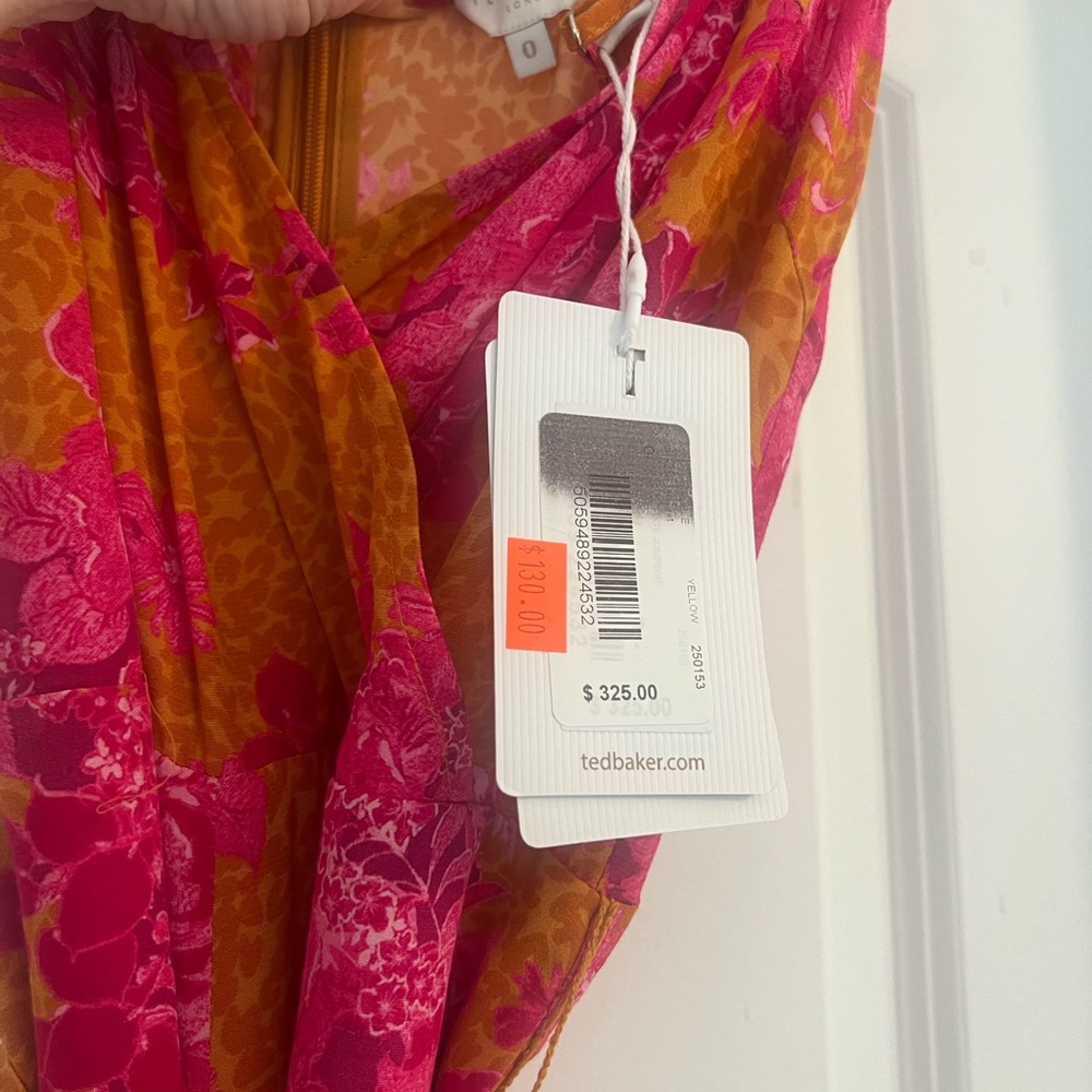 COPY - Ted Baker Floral Jumpsuit size 0 - NWT!! - Picture 5 of 7